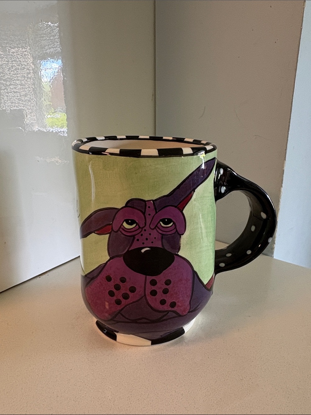 Vintage 2004 SWAK Signed Lynda Corneille Dog Character Mug